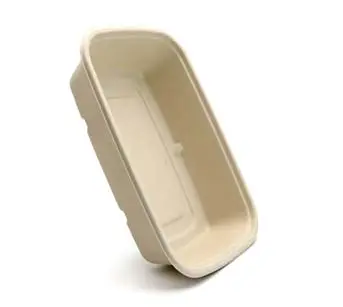 790 ml Sugarcane Bagasse Sustainable Water Resistant Biodegradable Disposable Fruit Salad Rectangle Box