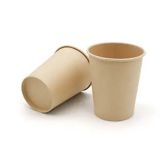 9 oz Eco Friendly Waterproof Biodegradable Sustainable Heavy Duty Wholesale Cardboard Paper Coffee Cup
