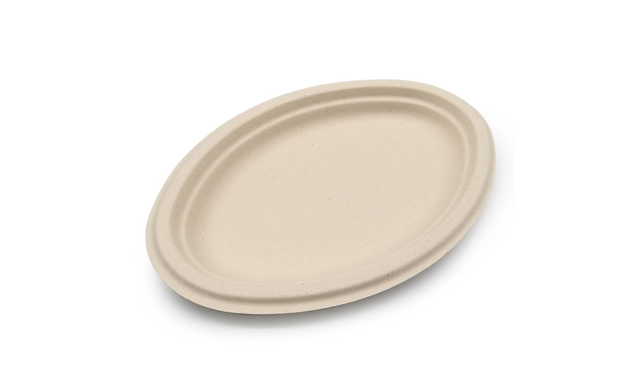 100 compostable paper plates disposable heavy duty quality