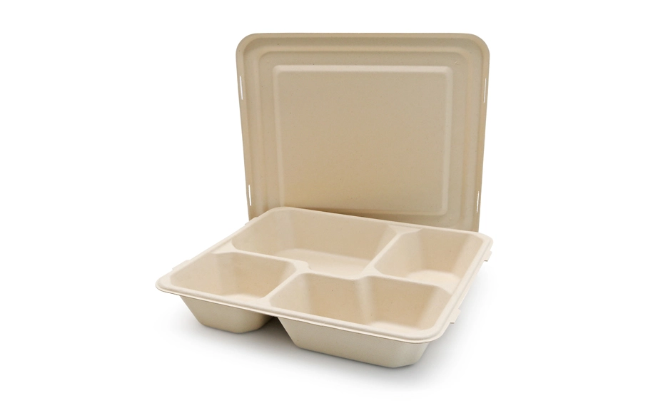 Buy Wholesale China Popular Pla 3 4 Compartment Compostable Meal