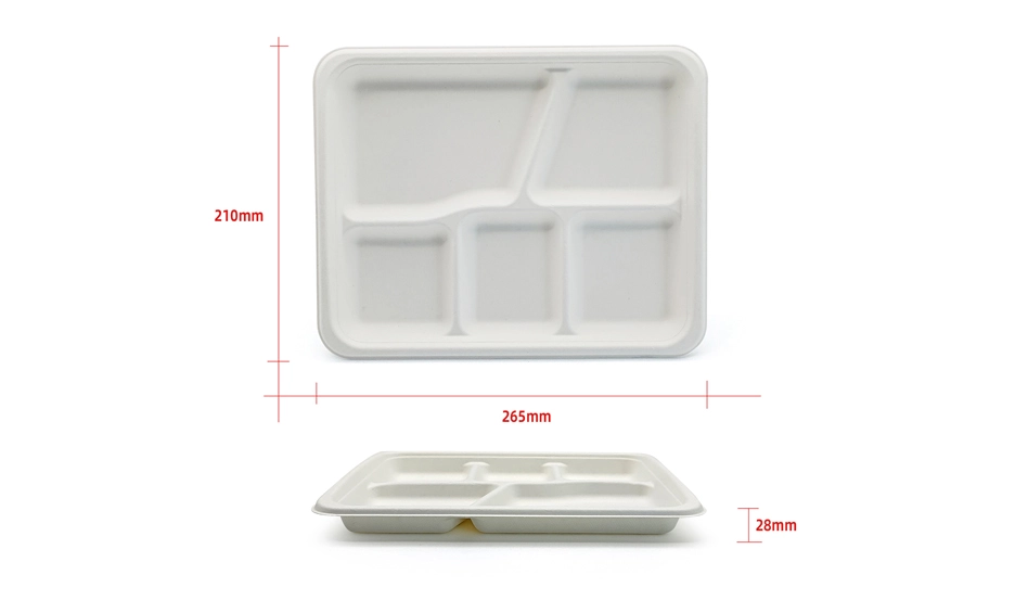 bagasse pulp tray