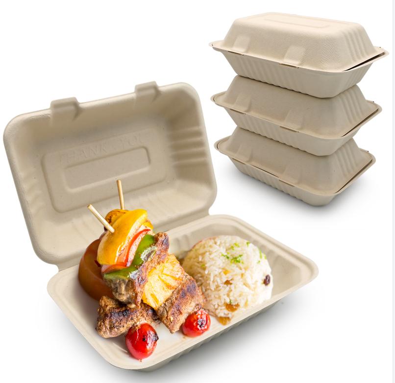 bagasse takeaway boxes